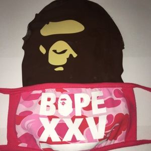 20th anniversary bape mask. Worn 1 time
